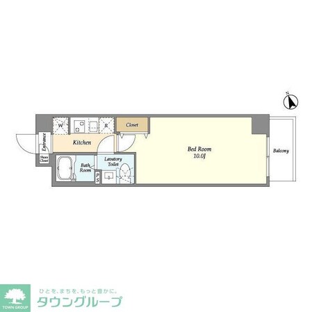 アルファコート町屋の物件間取画像